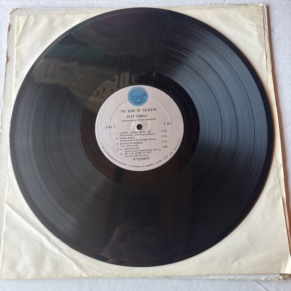DEEP PURPLE - THE BOOK OF TALIESYN - Vinyl LP Record In Excellent Condition - Picture 3 of 4